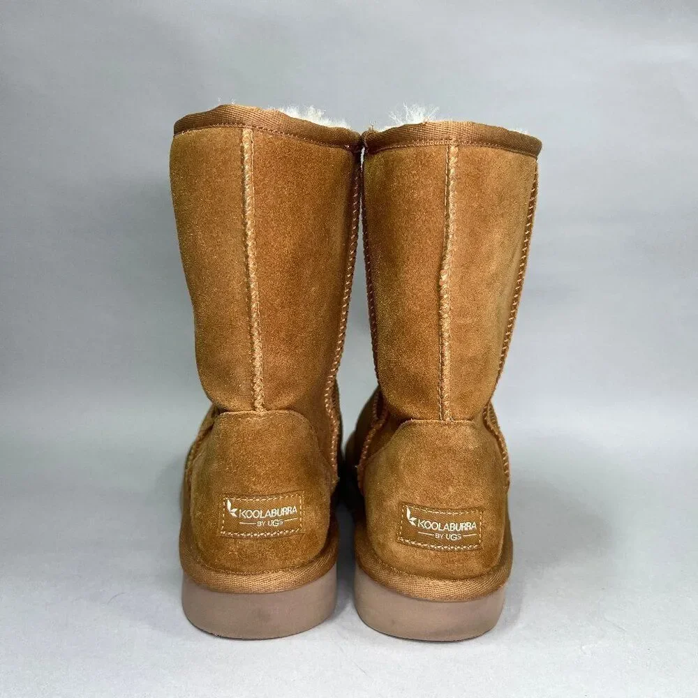 Koolaburra Women's Size 9 Koola Short Chestnut Suede‎ Winter Boots